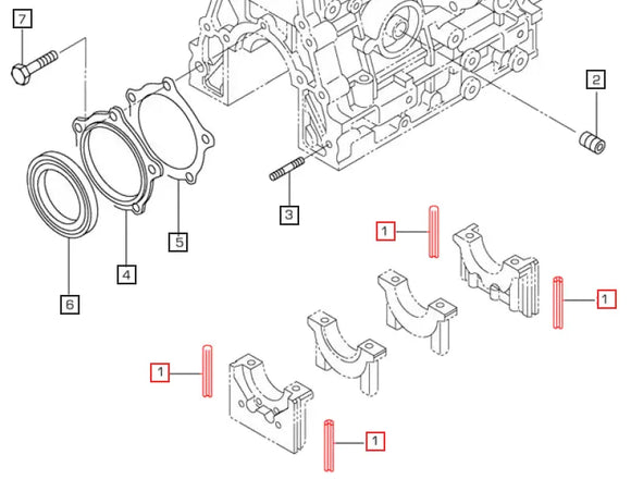 Mahindra Tractor Side Seal 006053105N01 Mahindra Direct Parts