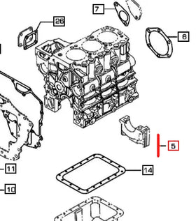 Mahindra Tractor Side Seal 006054140K01 Mahindra Direct Parts