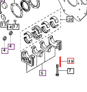 Mahindra Tractor Side Seal MM432214 Mahindra Direct Parts