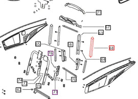 Mahindra Tractor Side Sealing Top E007540013D1 Mahindra Direct Parts