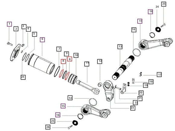 Mahindra Tractor Slyd Ring 000013306P04 Mahindra