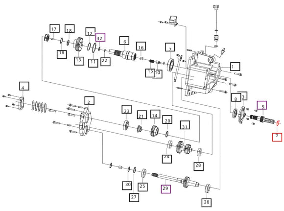 Mahindra Tractor Snap Ring 000016483P04 Mahindra