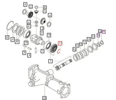 Mahindra Tractor Snap Ring 17991400600