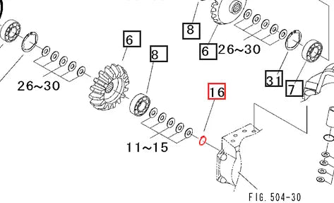 Mahindra Tractor Snap Ring 7400002500 Mahindra