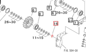 Mahindra Tractor Snap Ring 7400002500 Mahindra