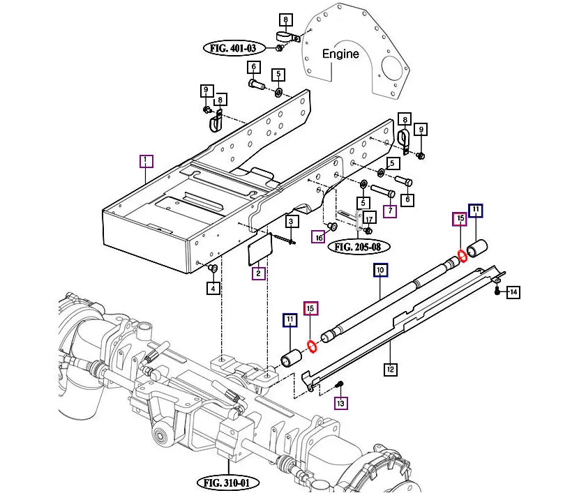 Mahindra Tractor Snap Ring V7041400250 Mahindra