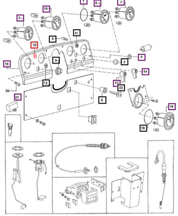 Mahindra Tractor Socket Battery Charge 005558358R91 Mahindra Direct Parts