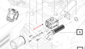 Mahindra Tractor Socket Bolt - Hydraulic Pump M8x1.25x105x10.9 SF0105024 Mahindra Direct Parts