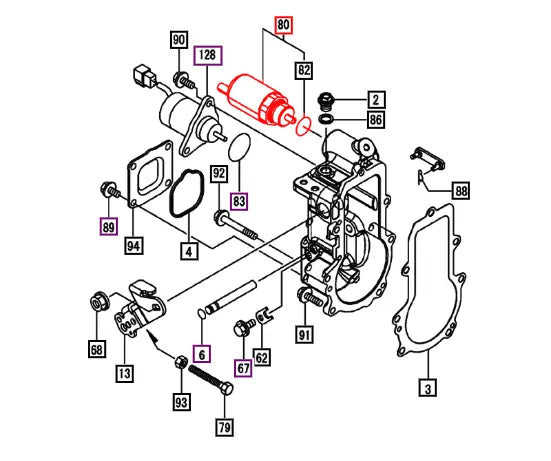 Mahindra Tractor Solenoid Power Control 119C00-61900 Mahindra Direct Parts