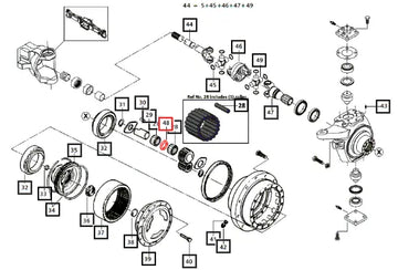 Mahindra Tractor Spacer 006506207C1 Mahindra Direct Parts