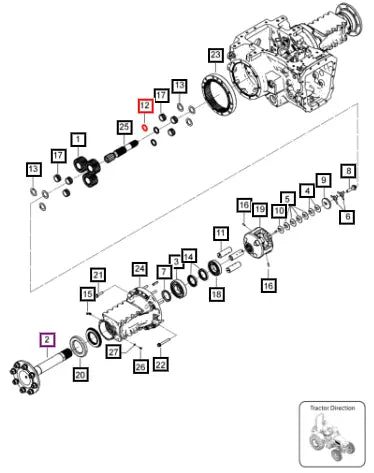 Mahindra Tractor Spacer 006518177V1 Mahindra Direct Parts