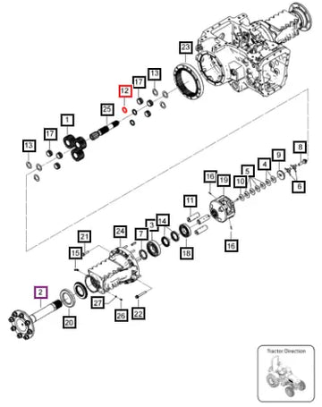 Mahindra Tractor Spacer 006518177V1 Mahindra Direct Parts