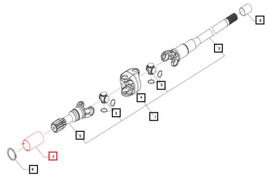 Mahindra Tractor Spacer 006527740U01 Mahindra Direct Parts