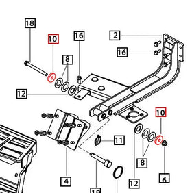 Mahindra Tractor Spacer 007603214B1 Mahindra Direct Parts