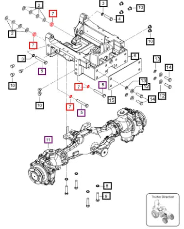 Mahindra Tractor Spacer 007610478V1 Mahindra Direct Parts