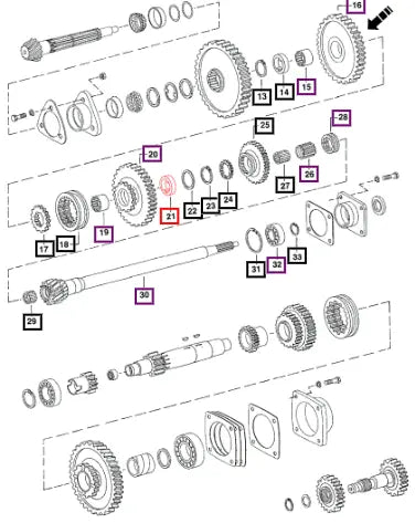 Mahindra Tractor Spacer 1.5 Mm Thk 005554795R1 Mahindra Direct Parts