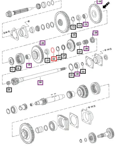 Mahindra Tractor Spacer 2.25 Mm Thick 005554797R2 Mahindra Direct Parts