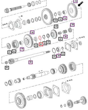 Mahindra Tractor Spacer 2.25 Mm Thick 005554797R2 Mahindra Direct Parts