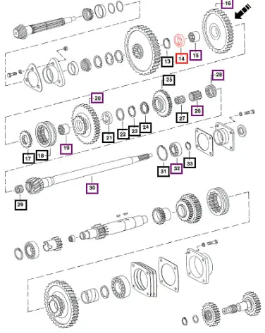 Mahindra Tractor Spacer 3.5mm Thick 005554788R1 Mahindra Direct Parts