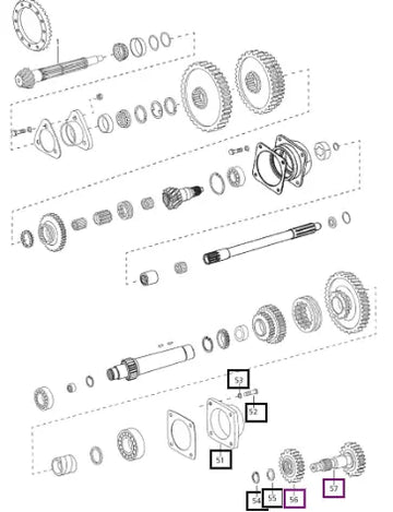 Mahindra Tractor Spacer 42 X 30 X 3.5 006504957C1 Mahindra Direct Parts