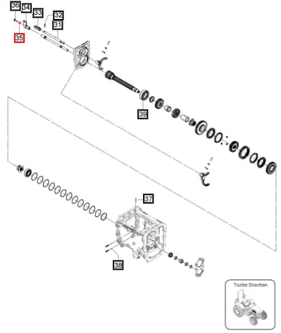 Mahindra Tractor Spacer Block Rail 006511113V1 Mahindra Direct Parts