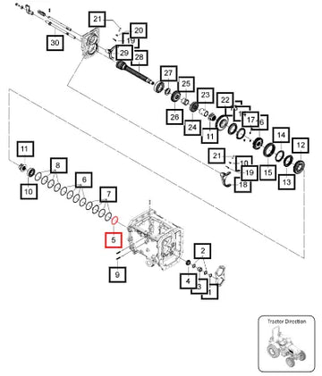 Mahindra Tractor Spacer Dia. 80 006518915V1 Mahindra Direct Parts