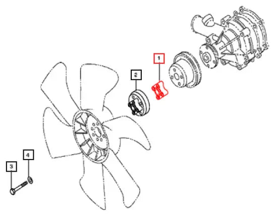 Mahindra Tractor Spacer Fan 10 30n48 00700 006052849N01 Mahindra Direct Parts