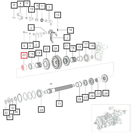 Mahindra Tractor Spacer Front 006505130D1 Mahindra Direct Parts