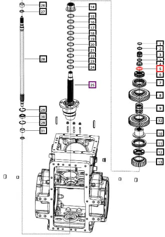 Mahindra Tractor Spacer Garded Speed Shaft 3 0 006509900U1 Mahindra Direct Parts