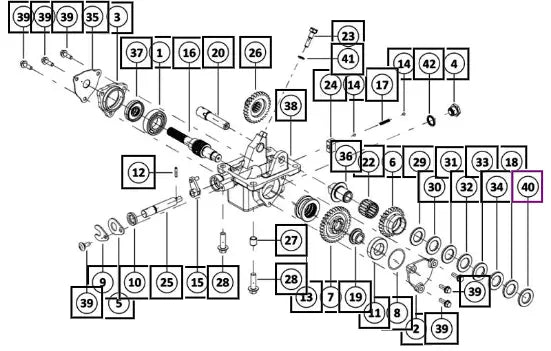 Mahindra Tractor Spacer Idler 006522959N01 Mahindra Direct Parts