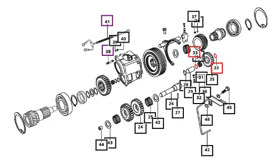 Mahindra Tractor Spacer Idler Gear 006505450C1 Mahindra Direct Parts