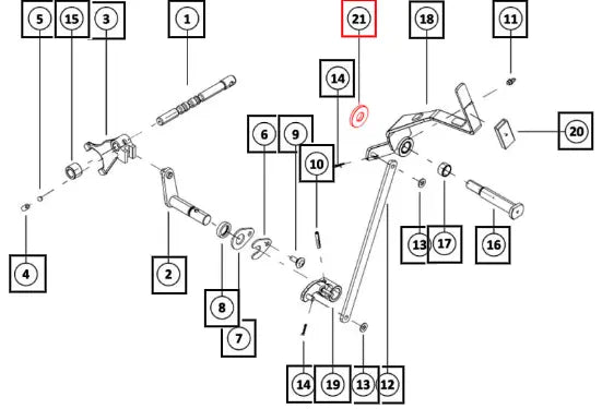 Mahindra Tractor Spacer Reverse Idler 006514274Y1 Mahindra Direct Parts