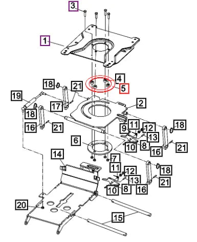 Mahindra Tractor Spacer Y100-710010 Mahindra Direct Parts
