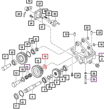 Mahindra Tractor Spacer, 17x34x8' 14722710072 Mahindra Direct Parts