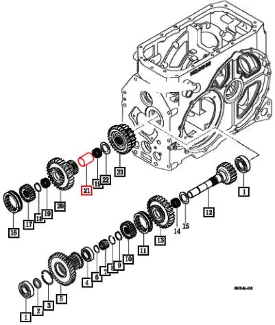 Mahindra Tractor Spacer, 34x1 8 14522430020 Mahindra Direct Parts