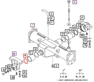 Mahindra Tractor Spacer, Spacer (f) 16704020020 Mahindra Direct Parts