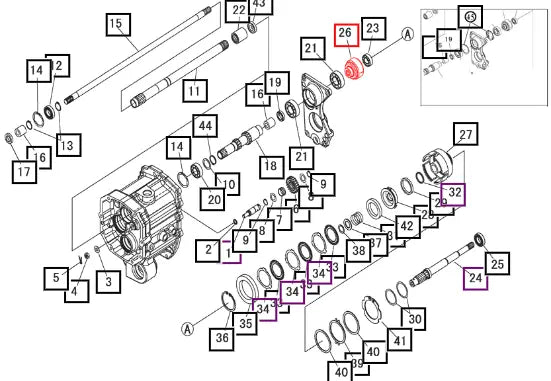 Mahindra Tractor Spline Boss 19571283000 Mahindra Direct Parts