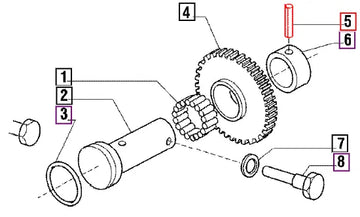 Mahindra Tractor Split Pin - 024408 006500609C1 Mahindra Direct Parts