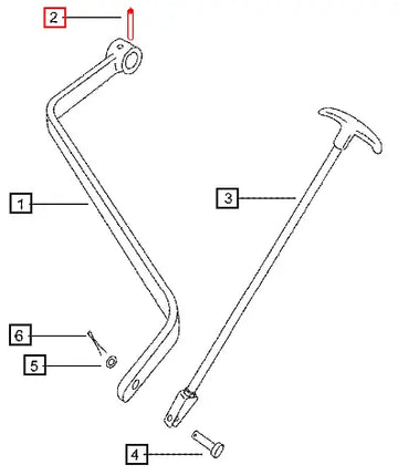 Mahindra Tractor Split Pin - 024442 006500549C1 Mahindra Direct Parts