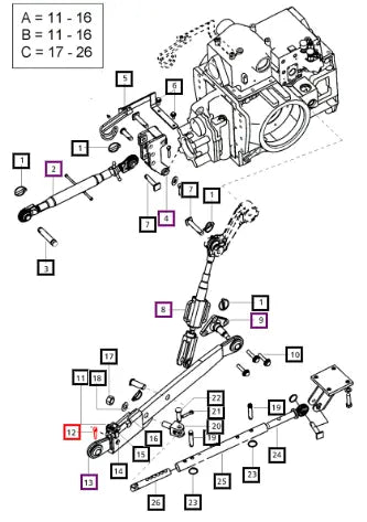 Mahindra Tractor Split Pin 4 X 25 - Is:549 007201974D1 Mahindra Direct Parts