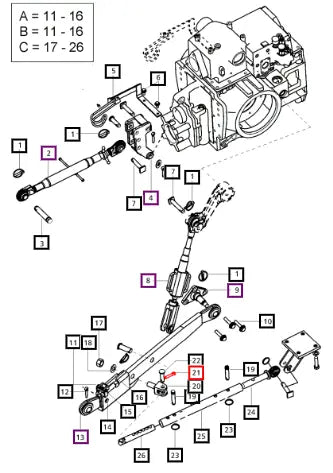 Mahindra Tractor Split Pin Stabilizer 007201966D1 Mahindra Direct Parts
