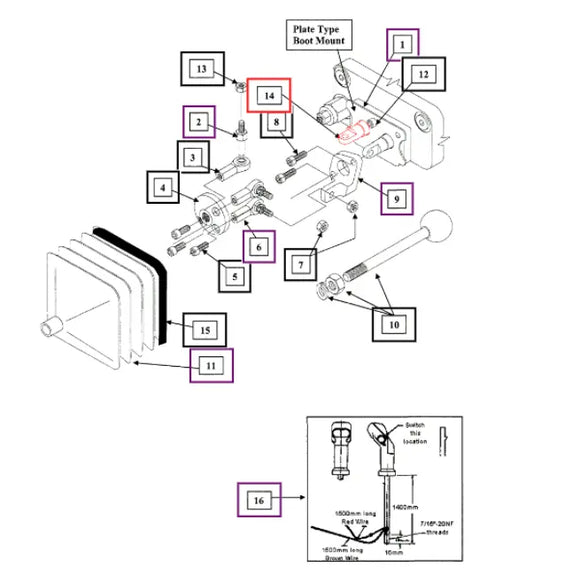 Mahindra Tractor Spool End Adapter 14093011 Mahindra