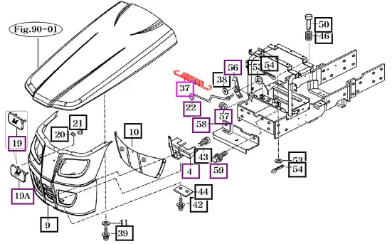 Mahindra Tractor Spring 16508200020 Mahindra Direct Parts