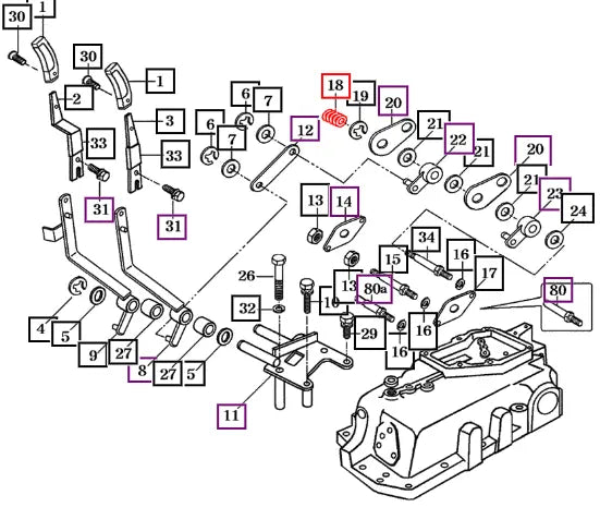 Mahindra Tractor Spring 17995070180 Mahindra Direct Parts