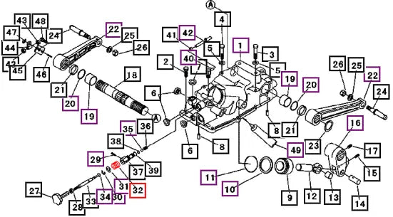 Mahindra Tractor Spring 534A1407000 Mahindra Direct Parts