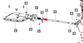 Mahindra Tractor Spring - Bias Cross Shaft 006511050U1 Mahindra Direct Parts