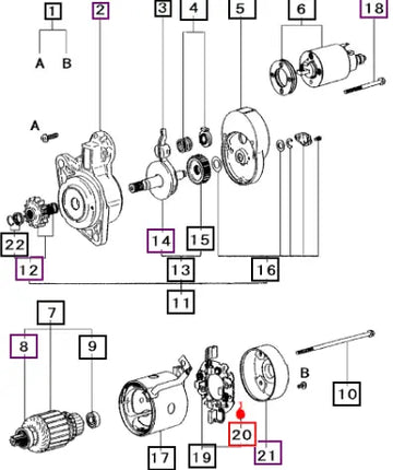 Mahindra Tractor Spring Brush M391C00101 Mahindra Direct Parts