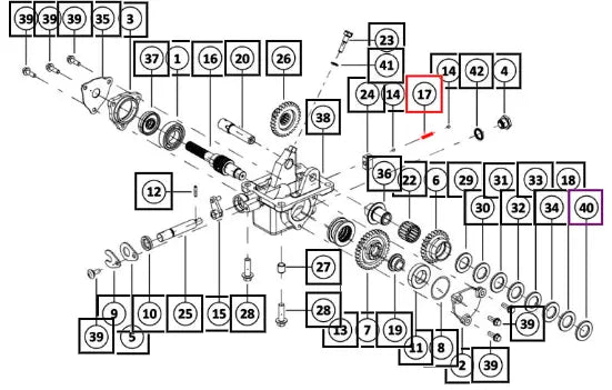 Mahindra Tractor Spring Gear Shfter Dropbox 006513312Y1 Mahindra Direct Parts