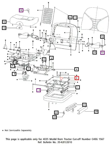 Mahindra Tractor Spring Guide 007606750C1 Mahindra Direct Parts