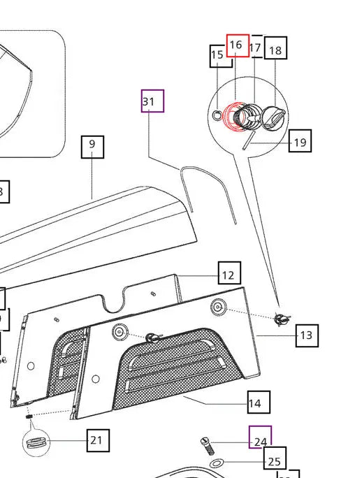 Mahindra Tractor Spring Housing Side Panel 000060542M01 Mahindra Direct Parts